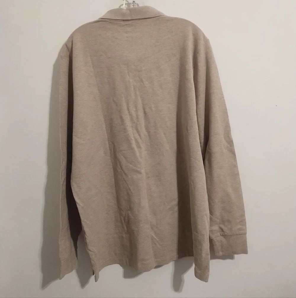NWT Polo Ralph Lauren Custom Slim Fit Long Sleeve Polo Shirt Top XL
